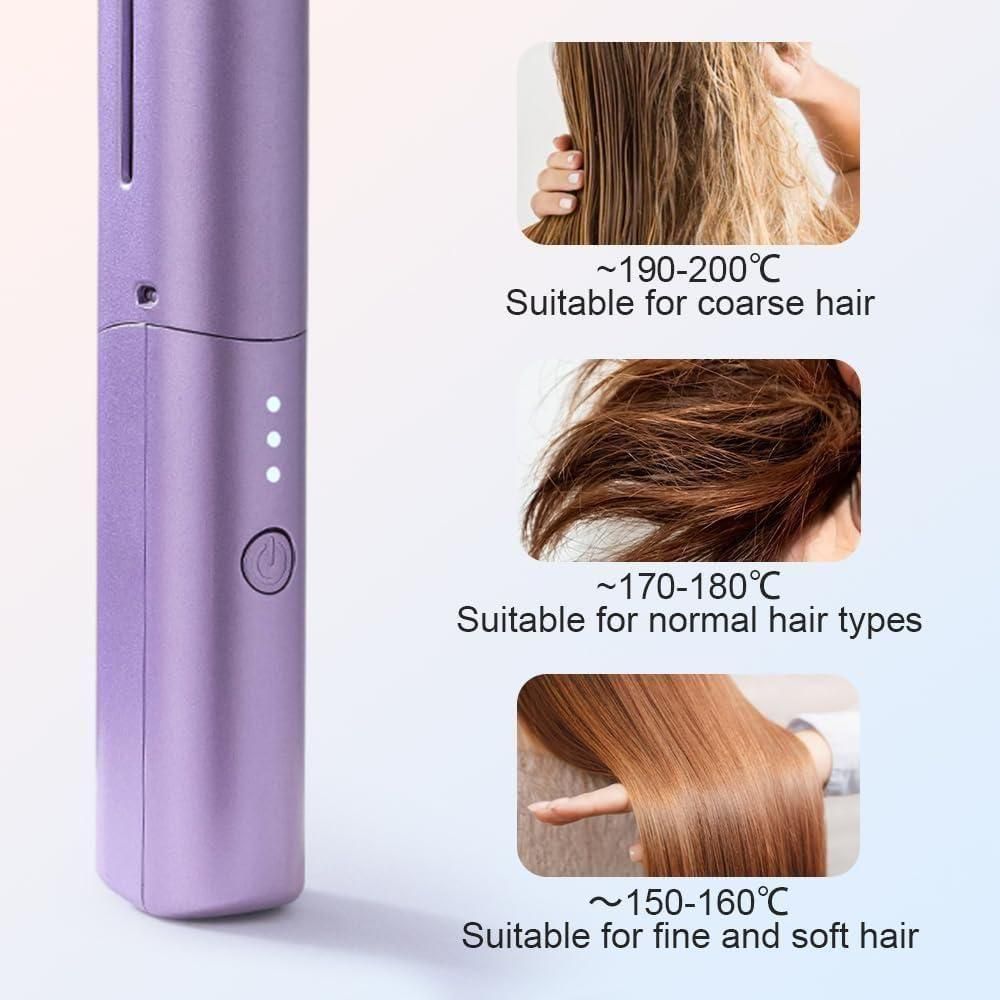 Portable Rechargeable Comb Hair Straightener