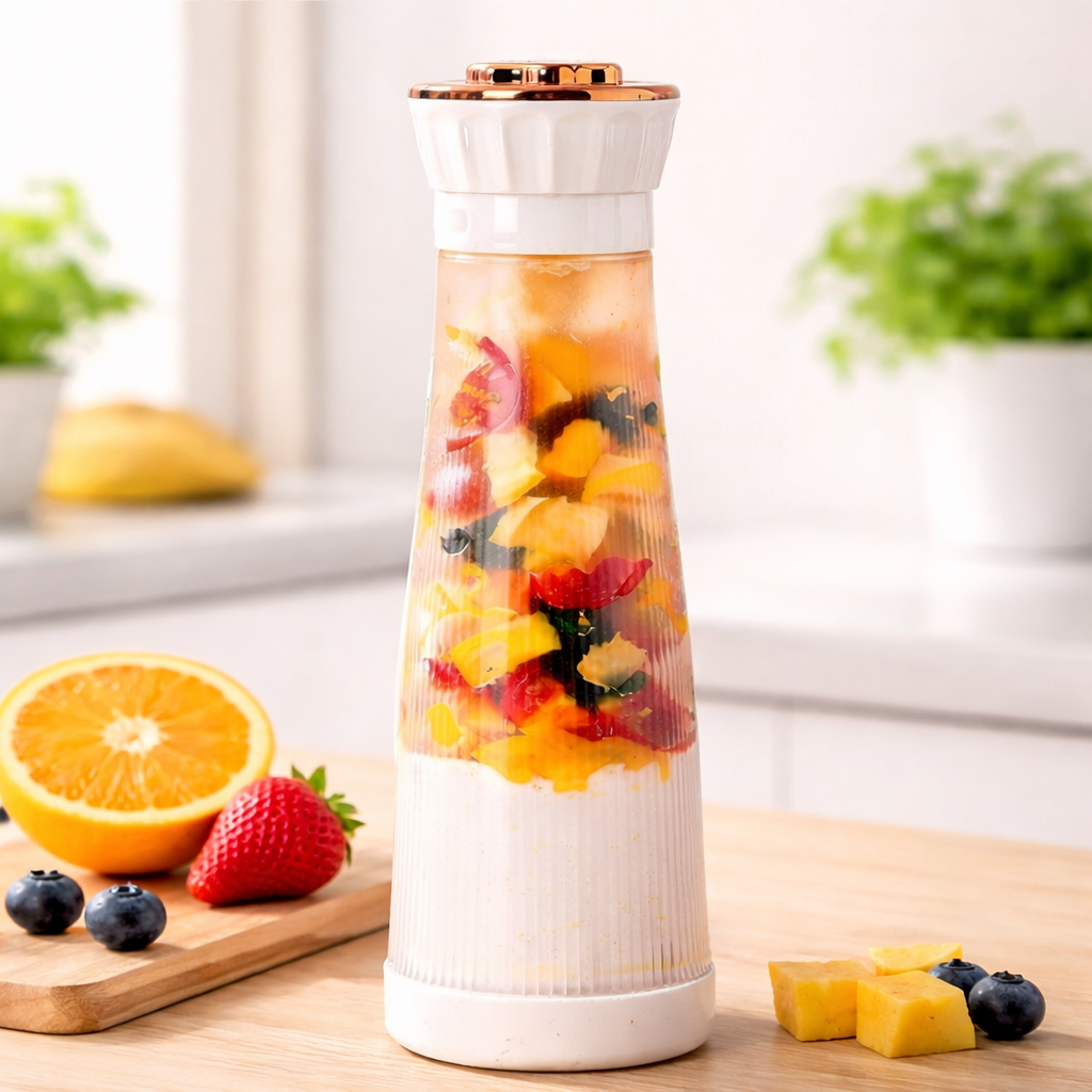 Portable 6-Blade Rechargeable Juicer