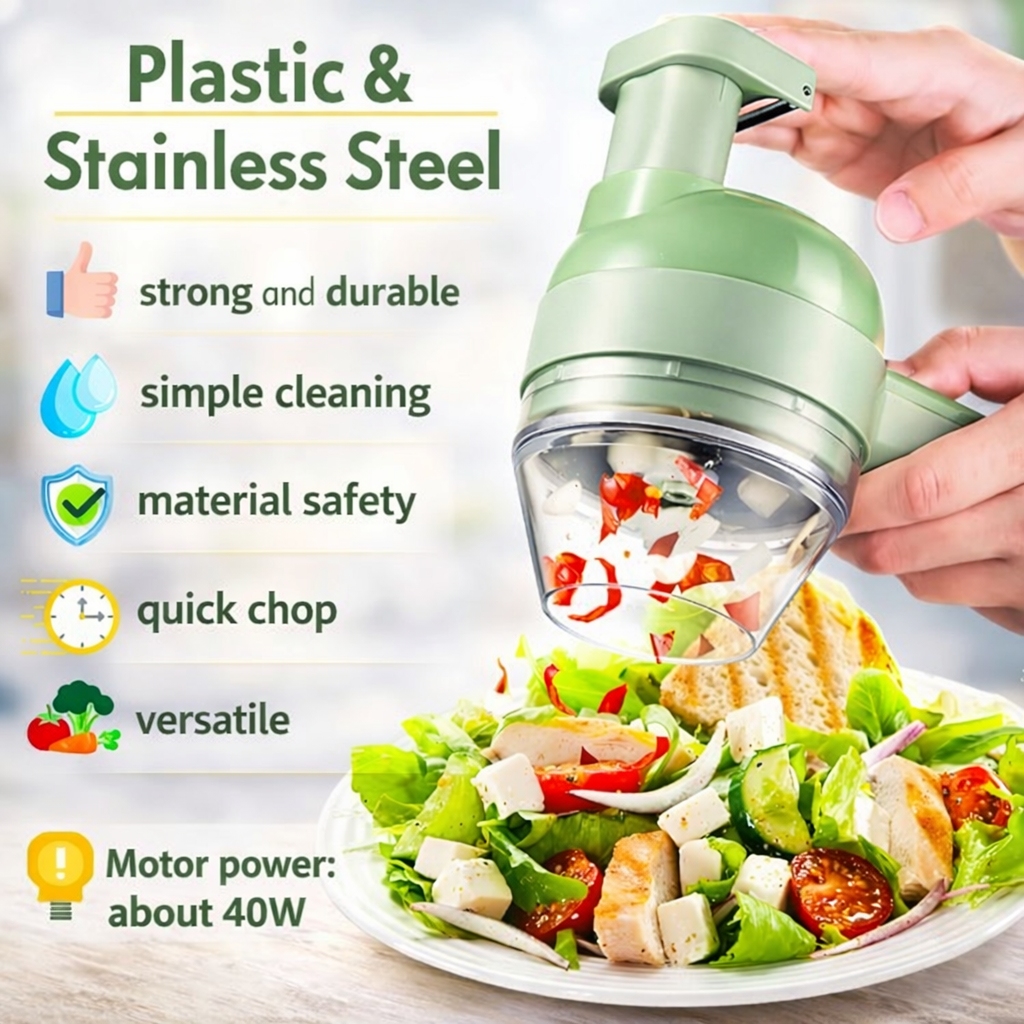 4 in 1 Electric Vegetable Cutter