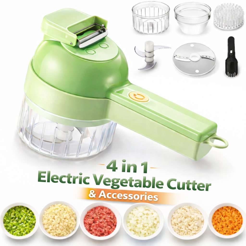 4 in 1 Electric Vegetable Cutter